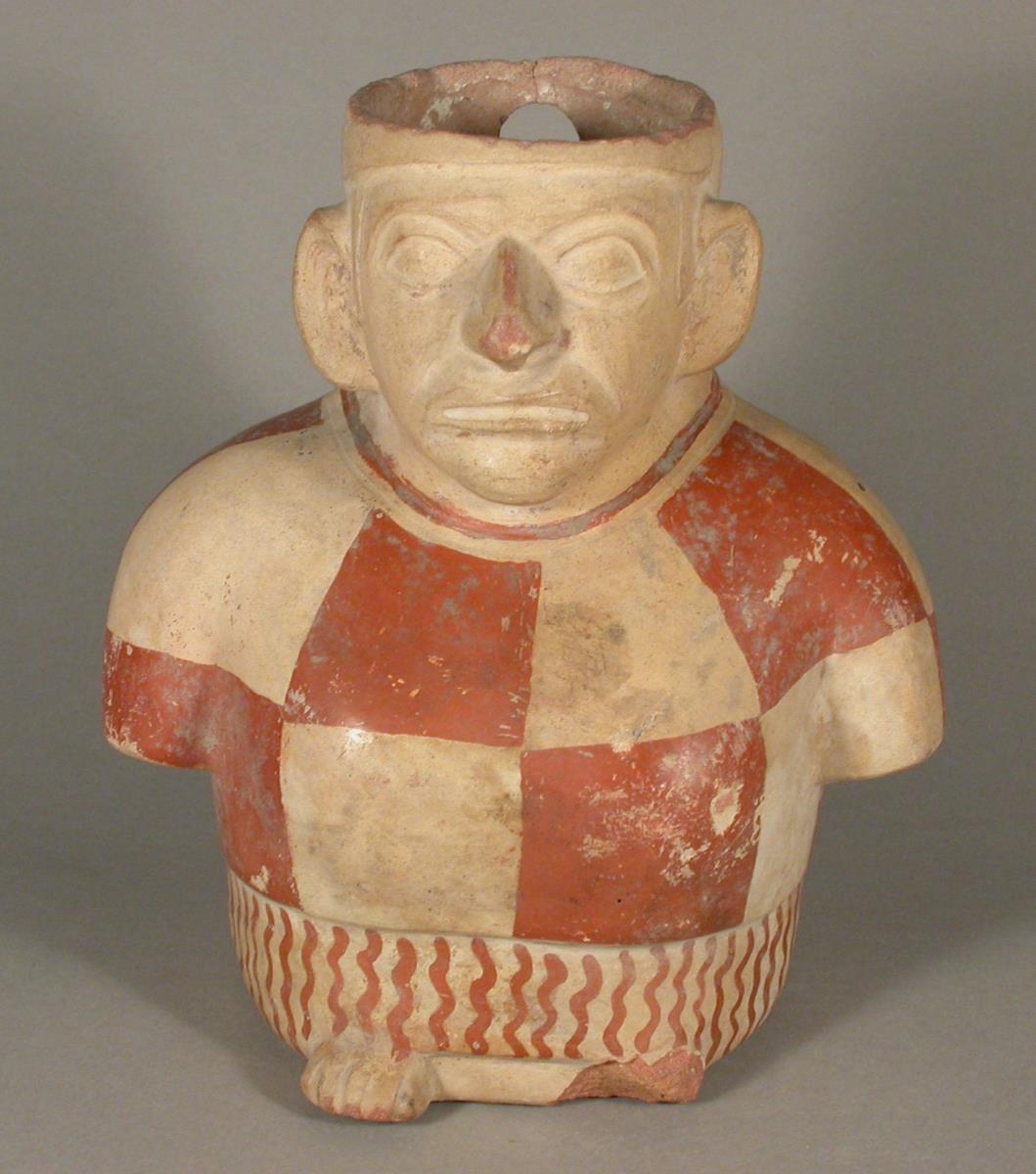 Stehende anthropomorphe Figur ohne Arme