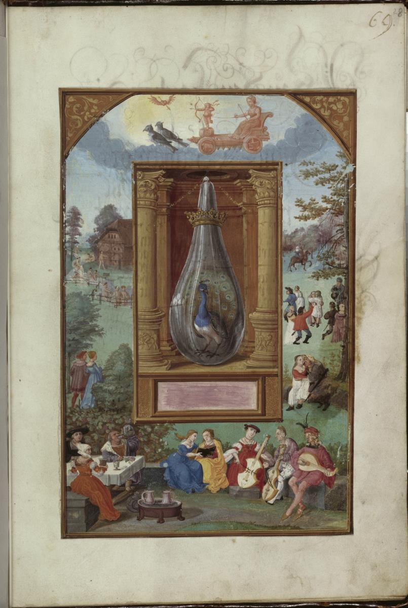 Splendor Solis oder Sonnenglanz - Venus und ihre Kinder / Die Hitze bringt den in der Erde verborgenen Geist empor