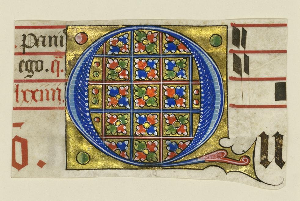 Initiale Q aus einem Antiphonar für Ludwig XII. und Anne de Bretagne, Frankreich