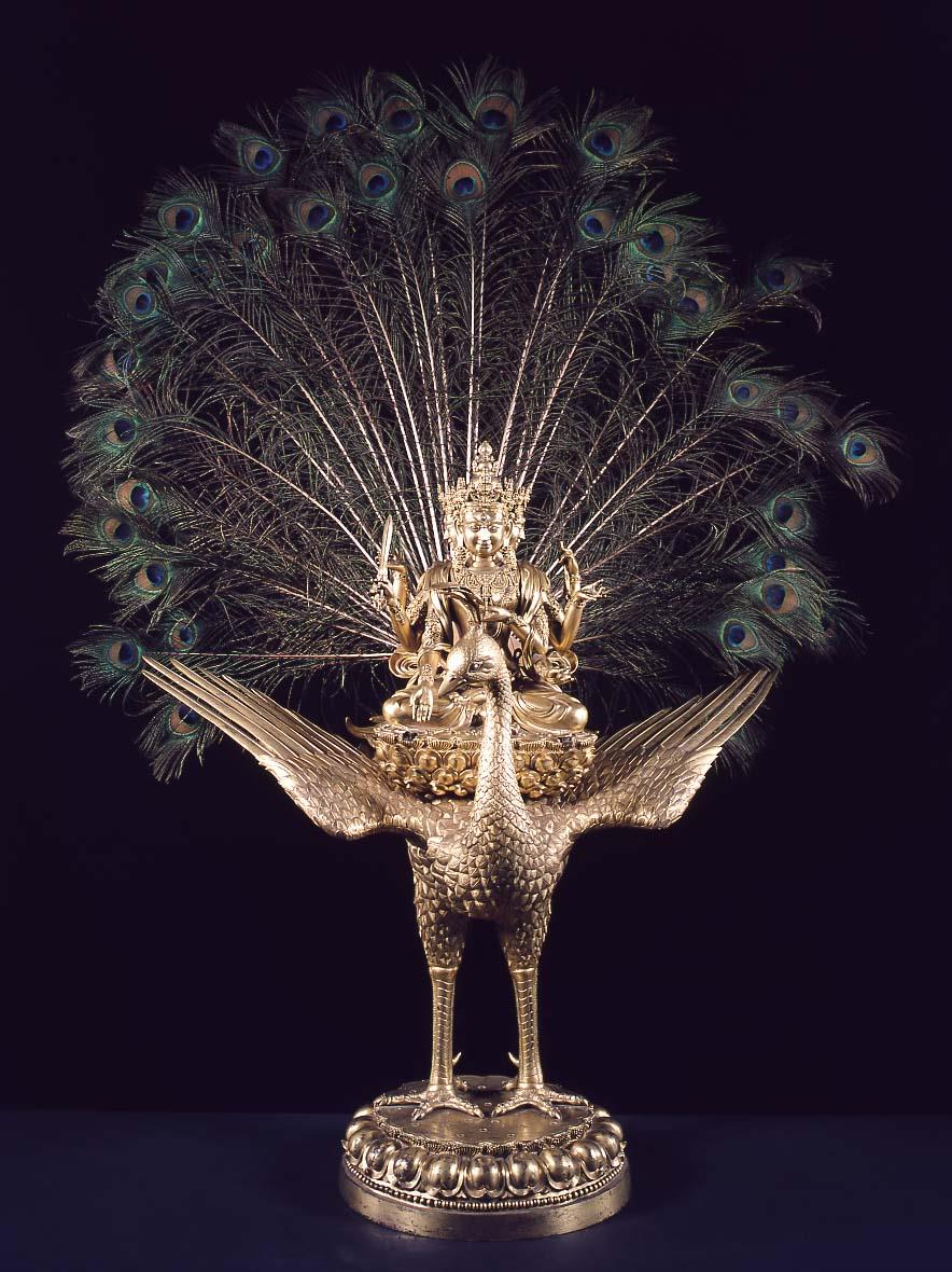 Schutzgöttin Bodhisattva Mahamayuri