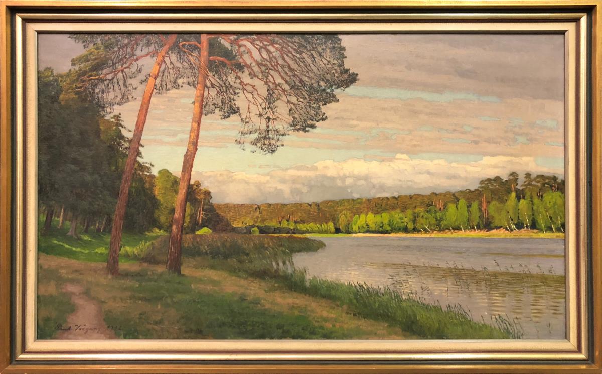 Abend an einem märkischen See