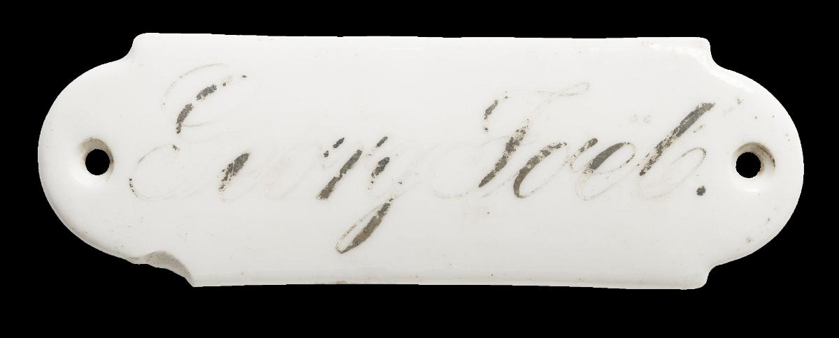 Namensschild "Georg Joël."