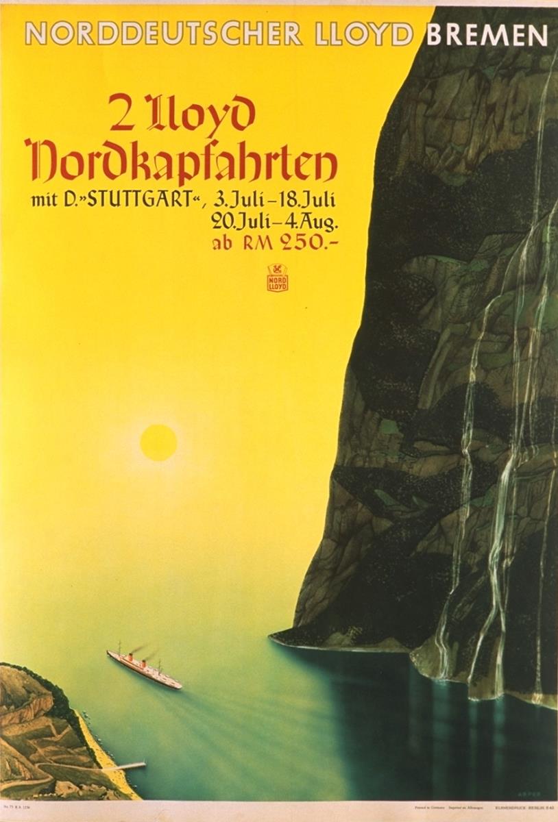 Norddeutscher Lloyd Bremen Nordkapfahrten