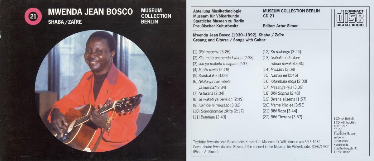 Mwenda Jean Bosco Shaba/Zaire