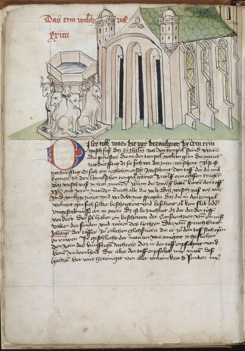 Das eherne Meer. in: Speculum humanae Salvationis