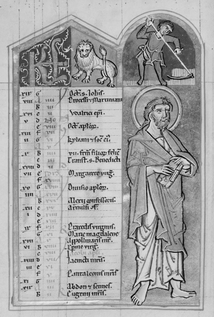 Kalendarium, Juli. Thüringisch-sächsisches Psalterium