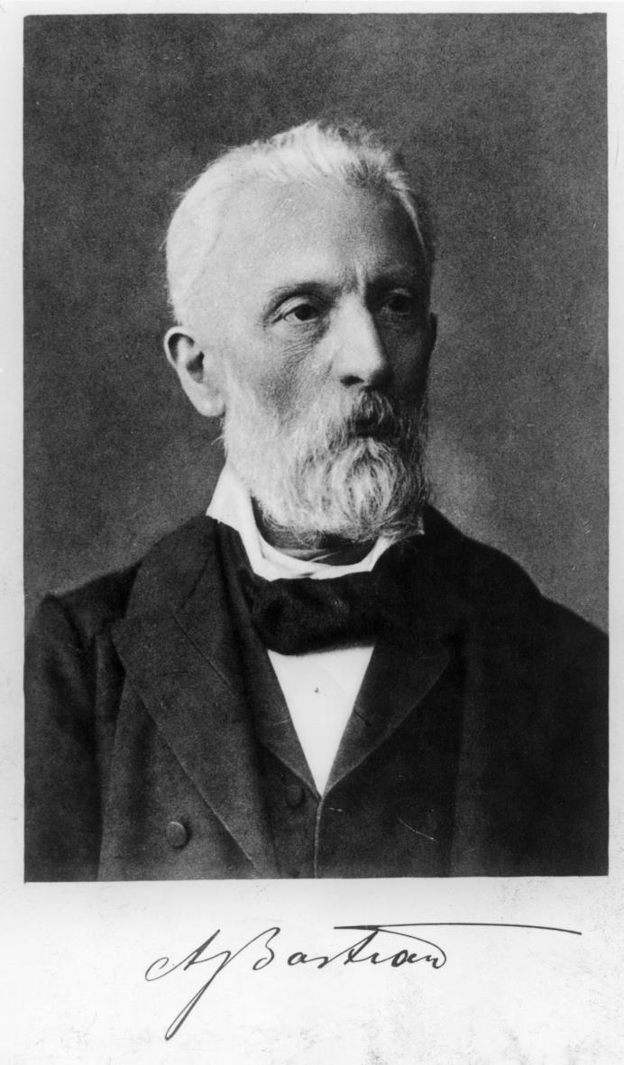 Portraitaufnahme von Adolf Bastian