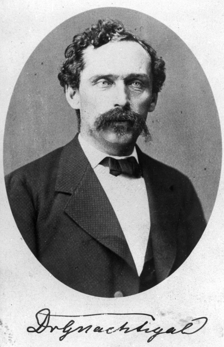Portraitaufnahme von Gustav Nachtigal