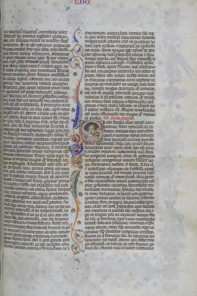 Textseite (folio 193 recto der "Hamilton-Bibel")