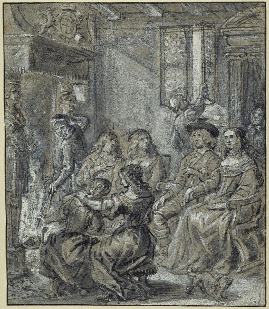 Die Familie Cavendish am Kamin