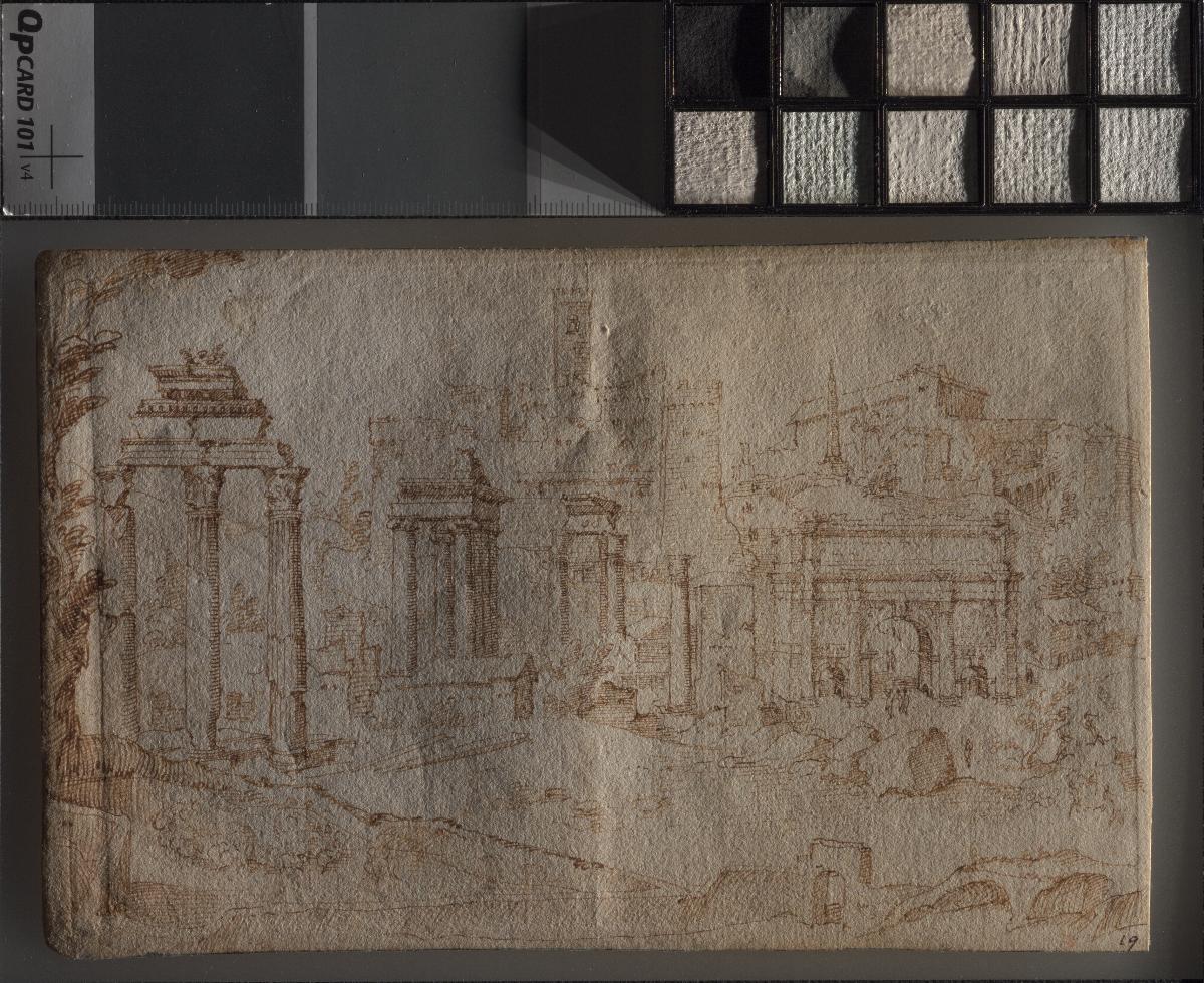Forum Romanum, vom Palatin aus gesehen