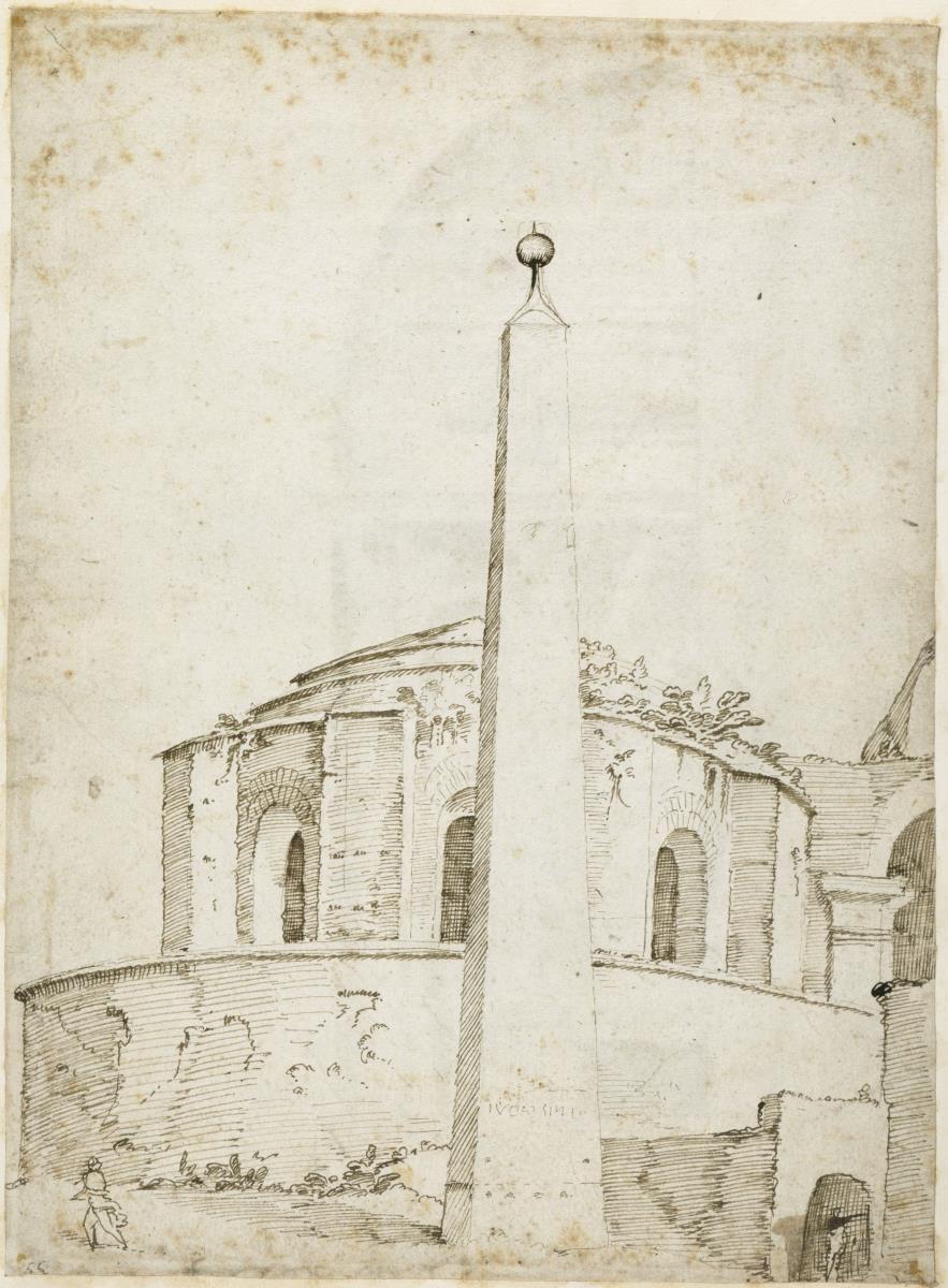 Vatikanischer Obelisk vor Santa Maria della Febbre