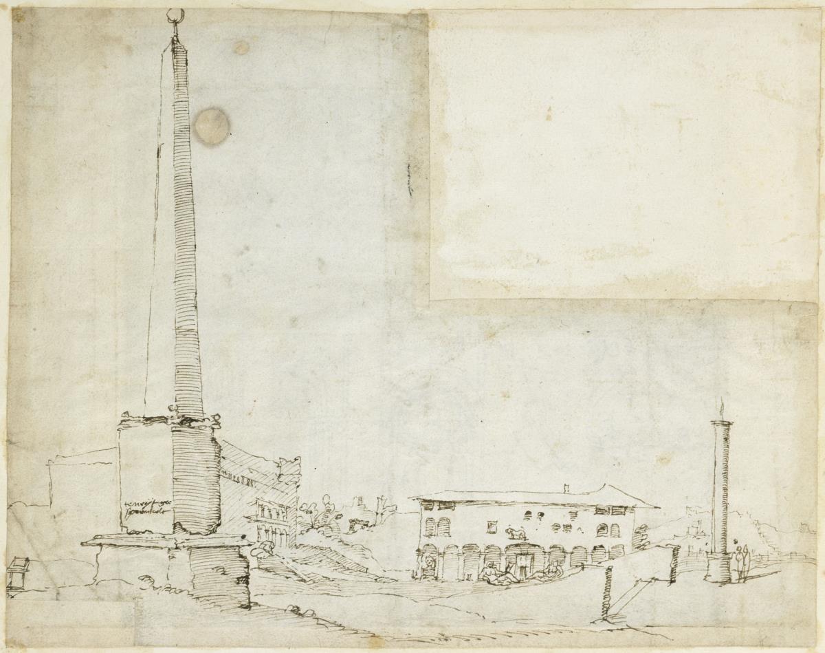Blick über das Kapitol von Santa Maria in Aracoeli aus