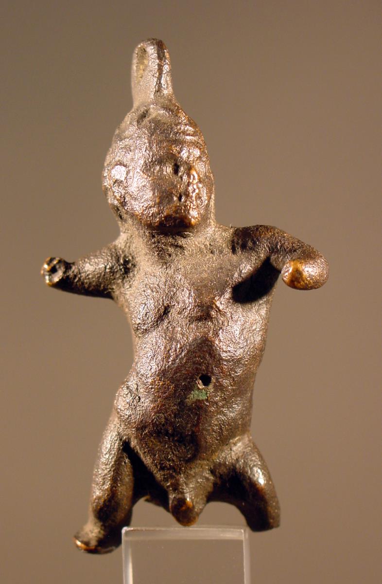 Pygmäestatuette mit Öse zum Aufhängen