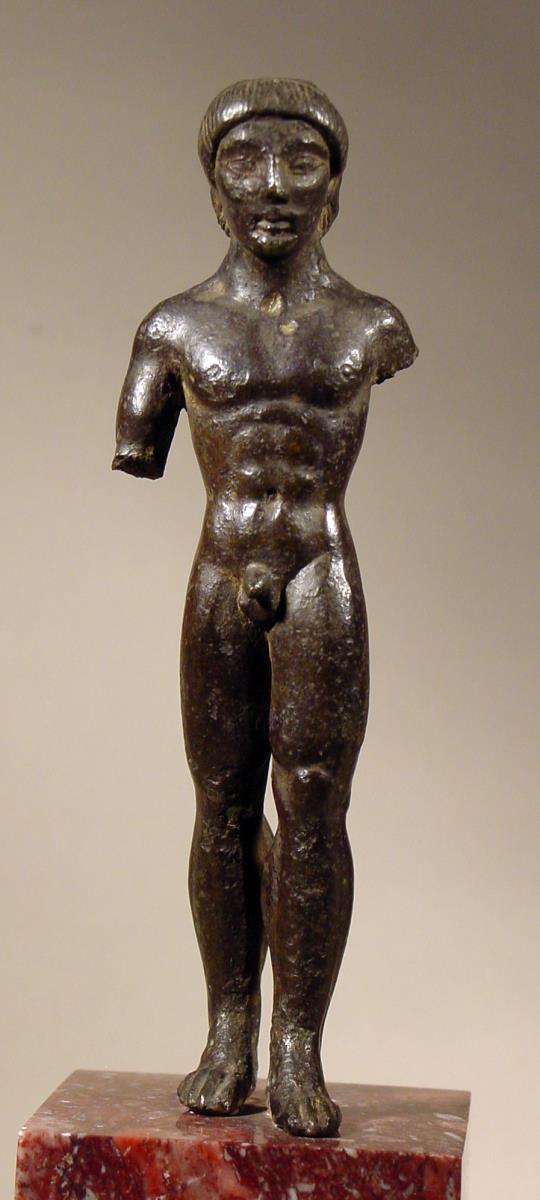 Etruskische Statuette eines nackten Jünglings