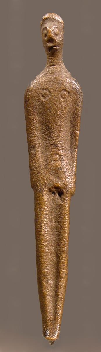 Nackte männliche Votivstatuette