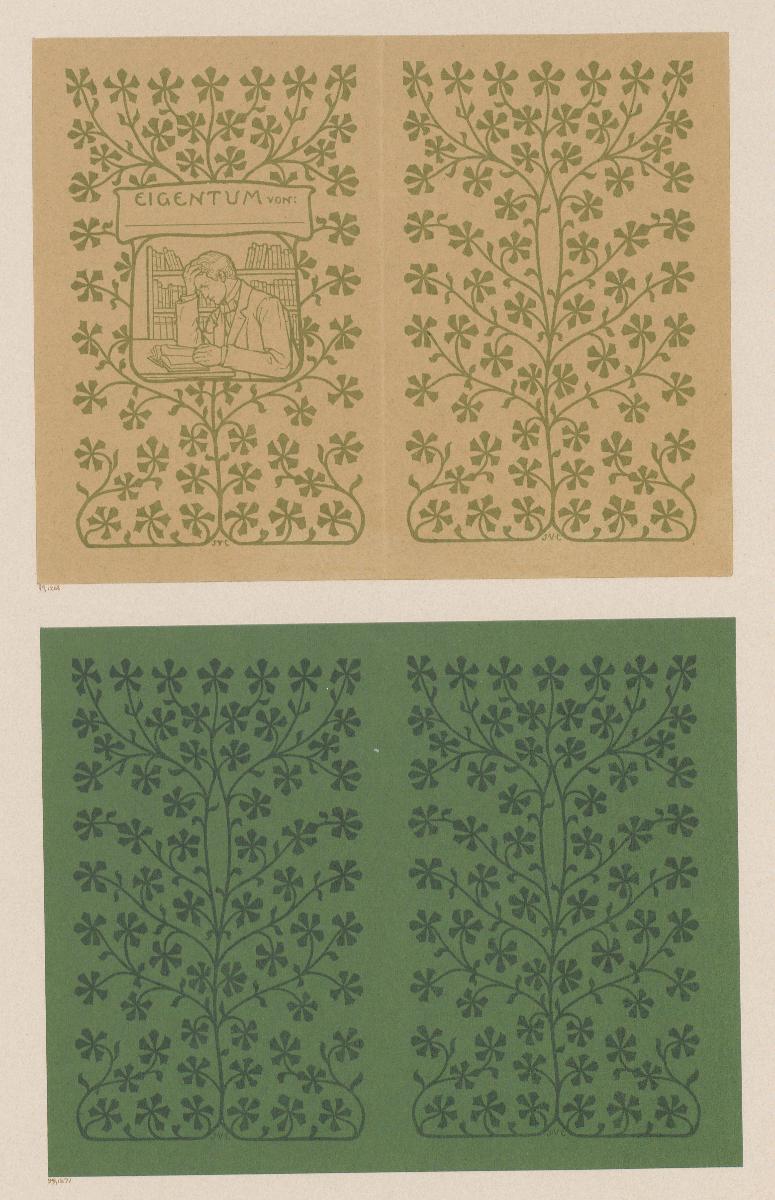 Ornamentales Vorsatzpapier