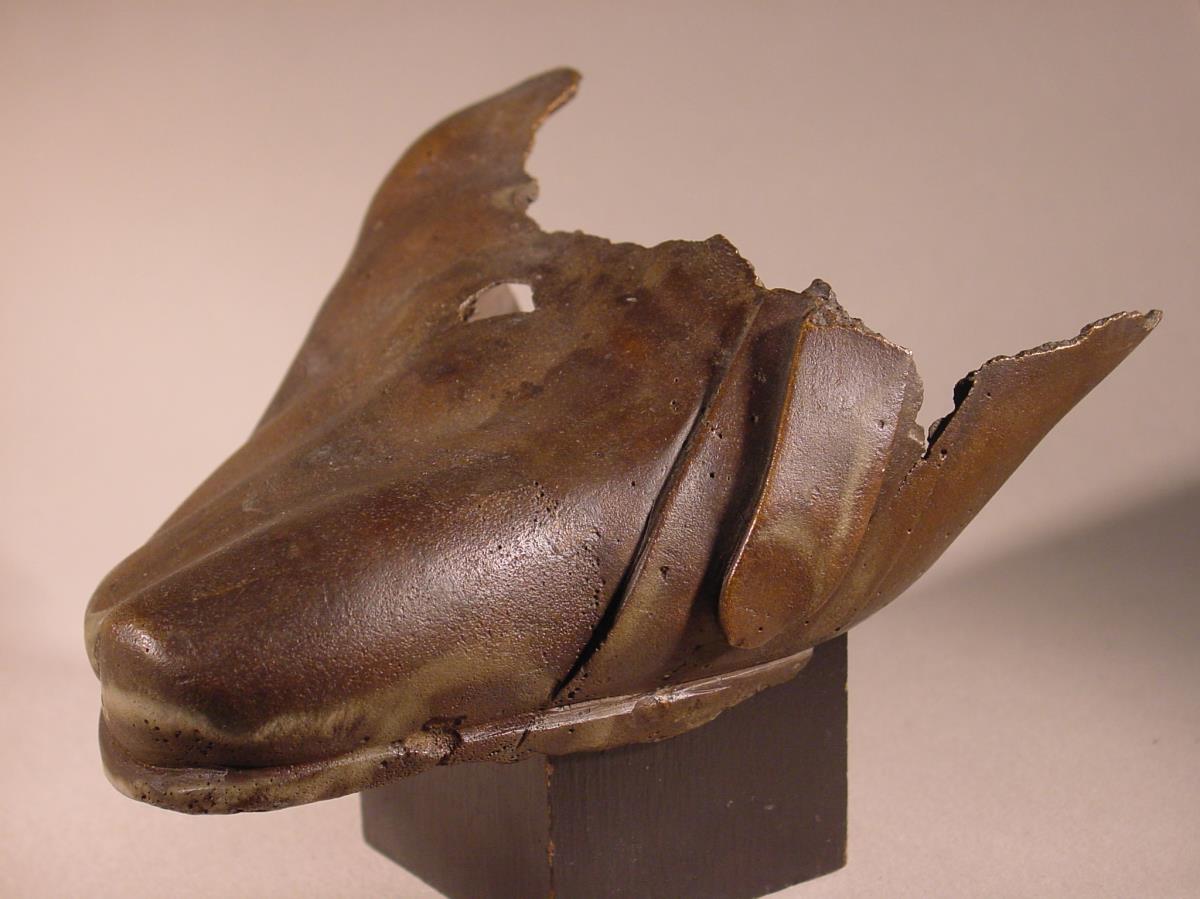 Statuenfragment: mit Schuh bekleideter Fuβ