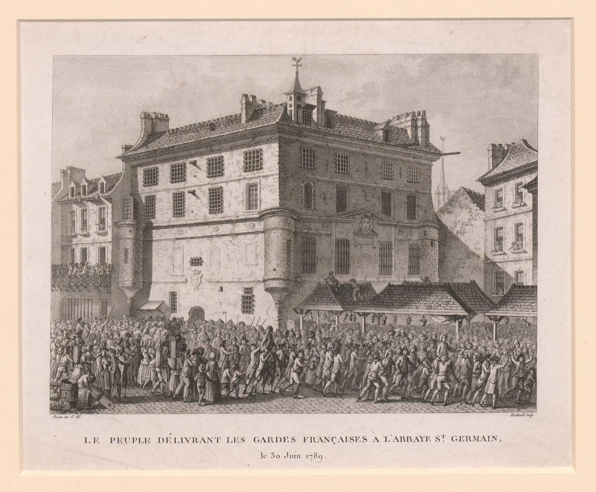 Le Peuple délivrant les Gardes Françaises à l'Abbaye St. Germain