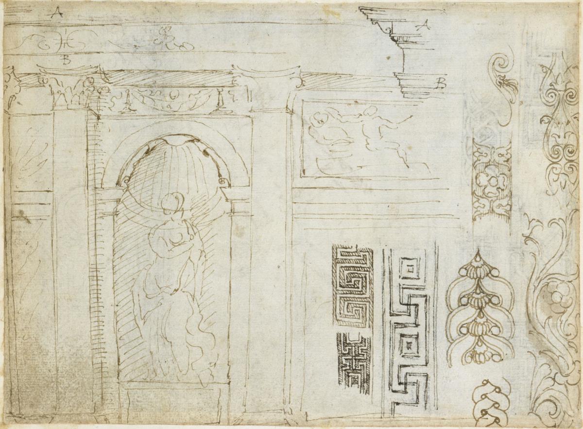 Friesornamente, Sala dei Cavalli im Palazzo del Te