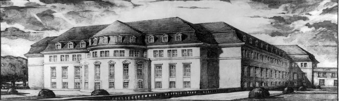 Die geplanten Museumsneubauten: Blick auf den nördlichen Abschnitt