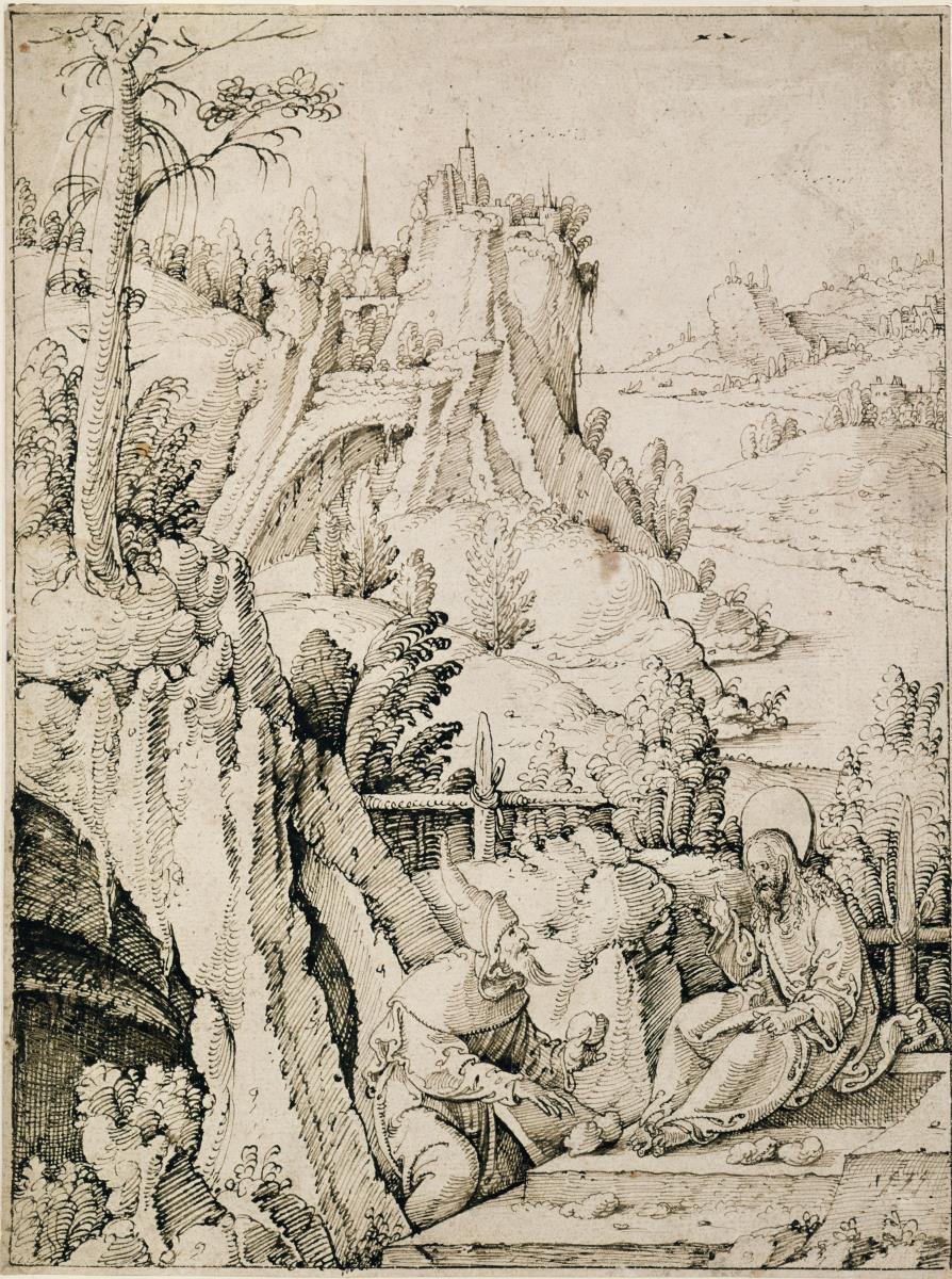Landschaft mit der Versuchung Christi