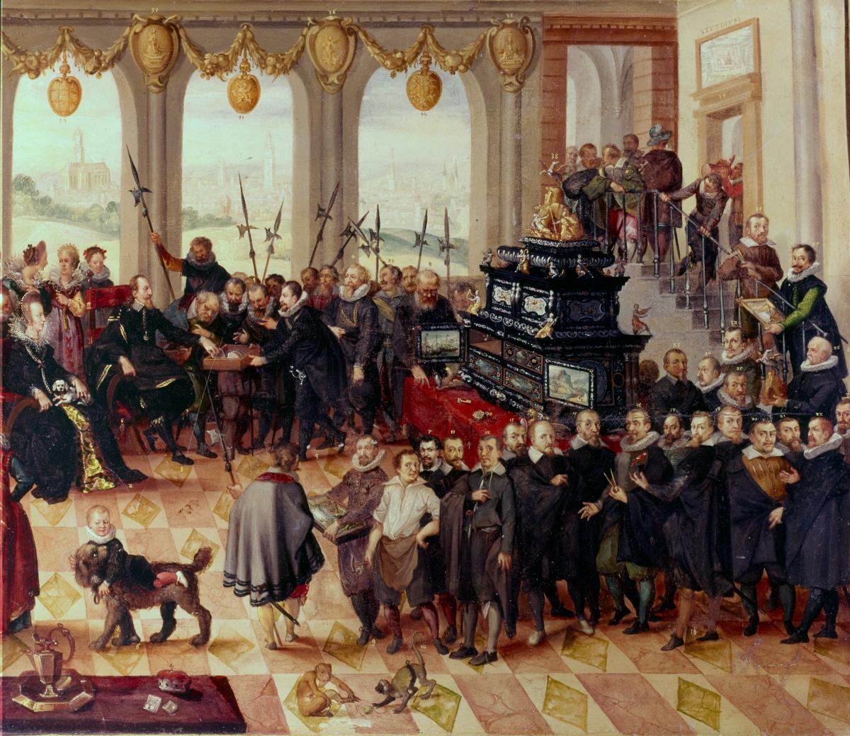 Die Übergabe des Pommerschen Kunstschranks