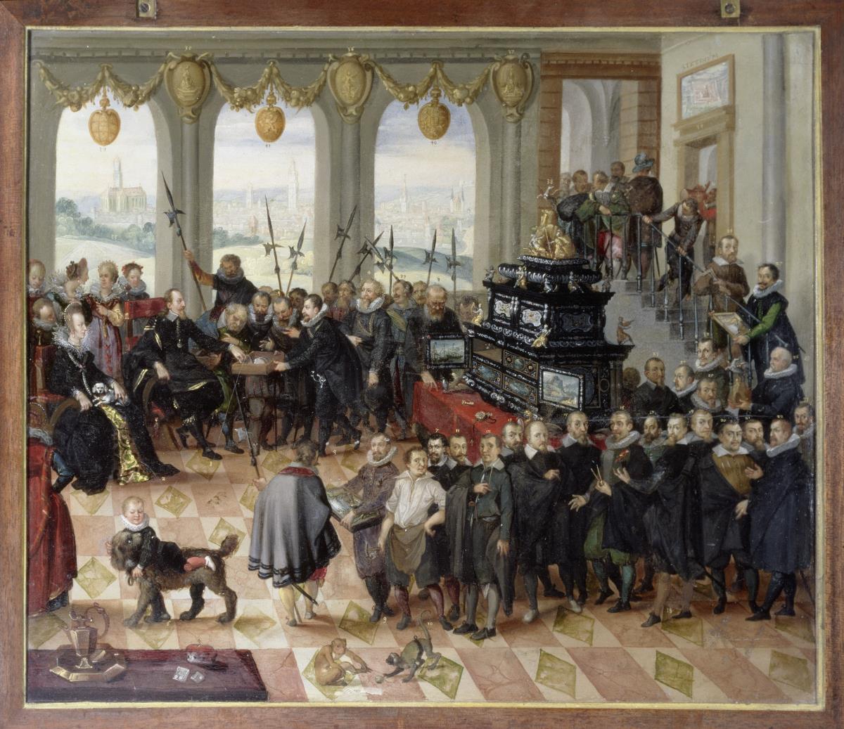 Die Übergabe des Pommerschen Kunstschranks