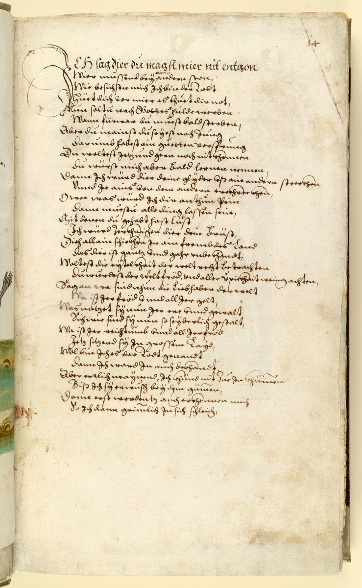 Totentanz für Wilhelm Werner, Graf zu Zimmern - Textseite