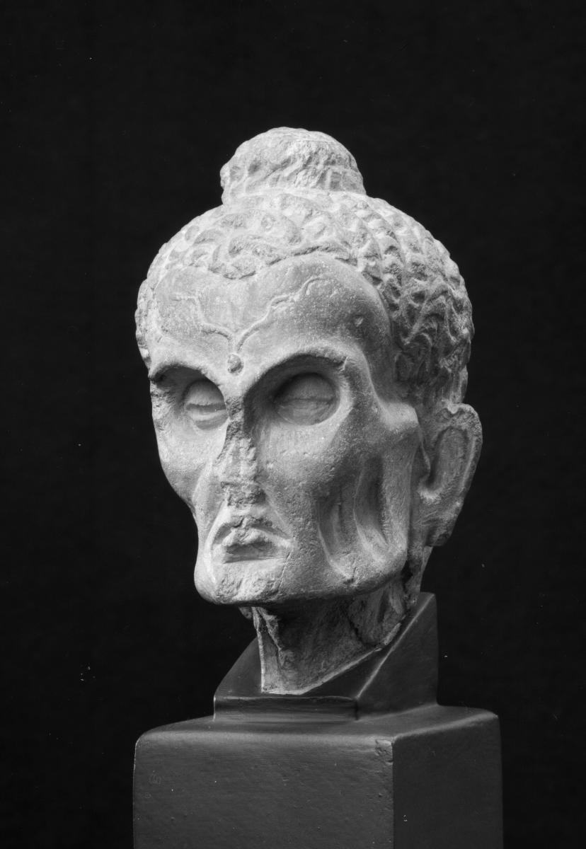 Kopf eines fastenden Buddha