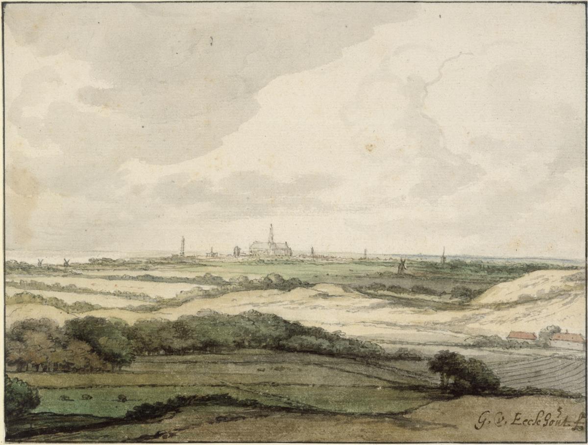 Dünenlandschaft mit Blick auf Haarlem
