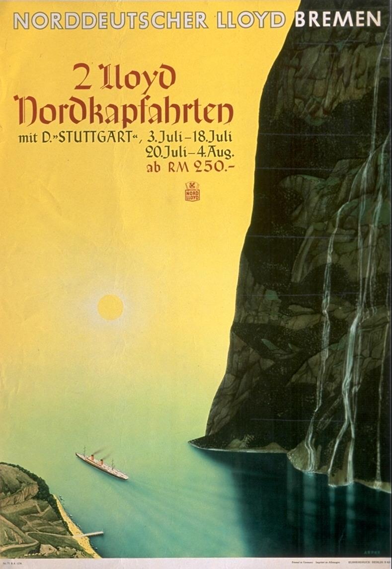 Norddeutscher Lloyd Bremen Nordkapfahrten