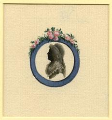 Silhouette der Louise von Plettenberg