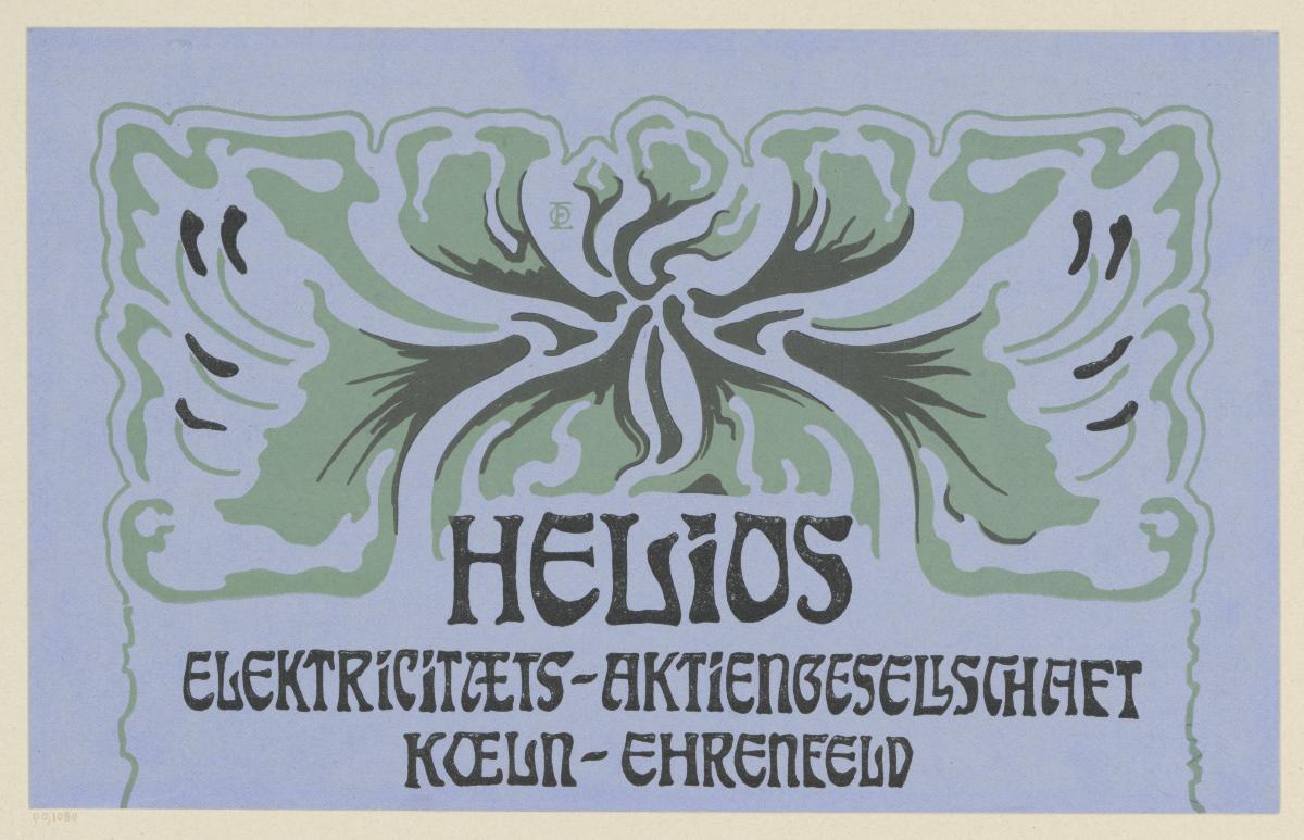 Titelblatt Helios Elektrizitäts-Aktiengesellschaft Köln-Ehrenfeld