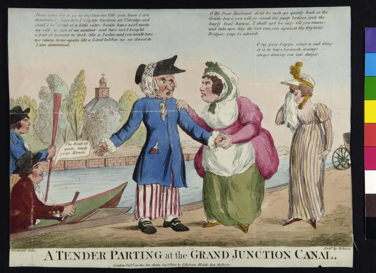 A tender parting at the Grand Junction Canal
