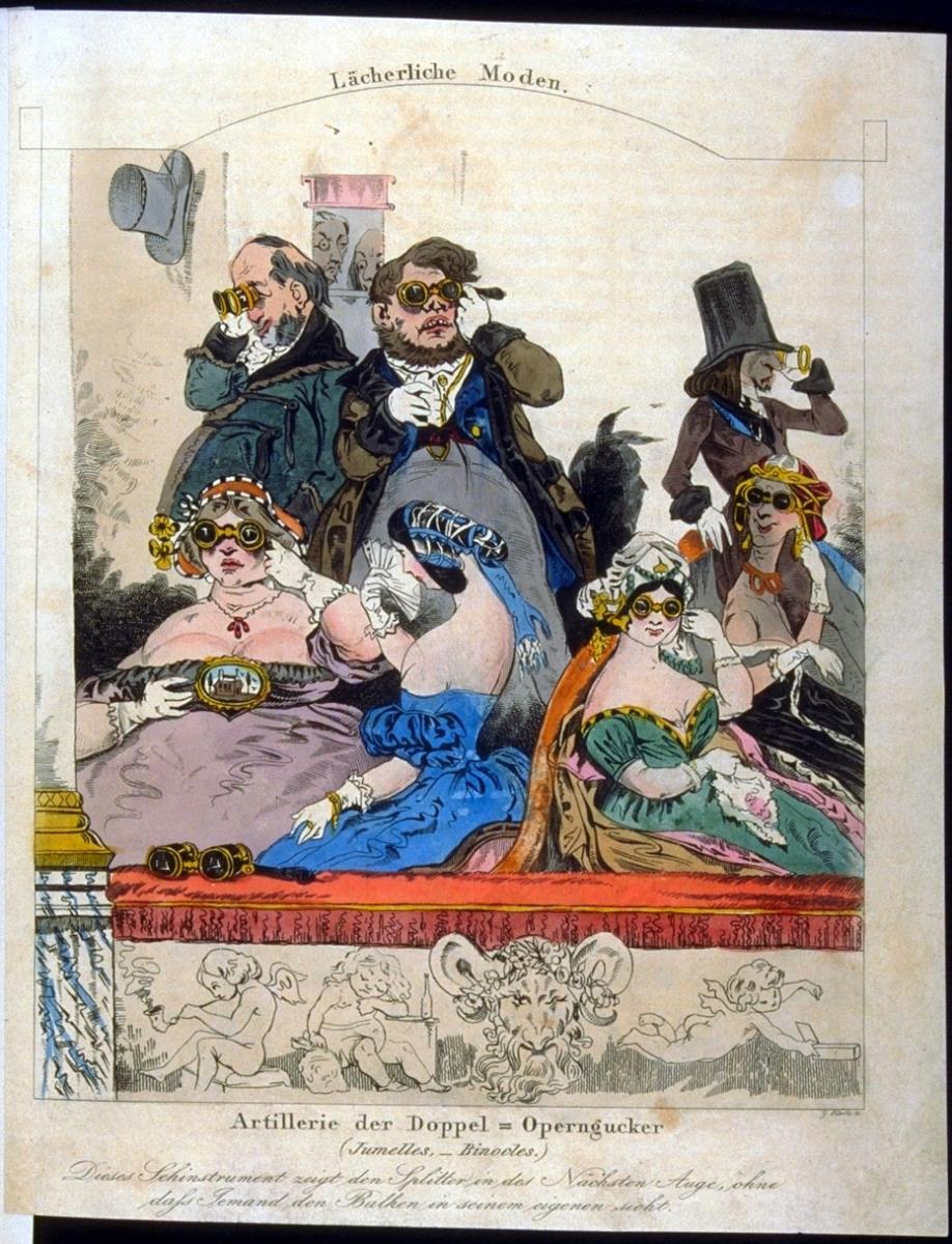 Artillerie der Doppel-Operngucker