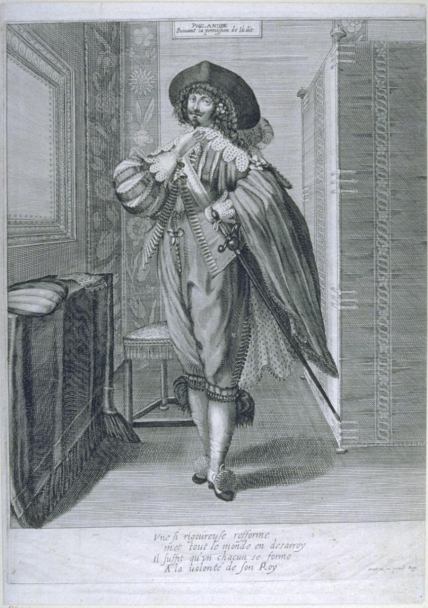 Philandre Suivant la permission de L'Edict