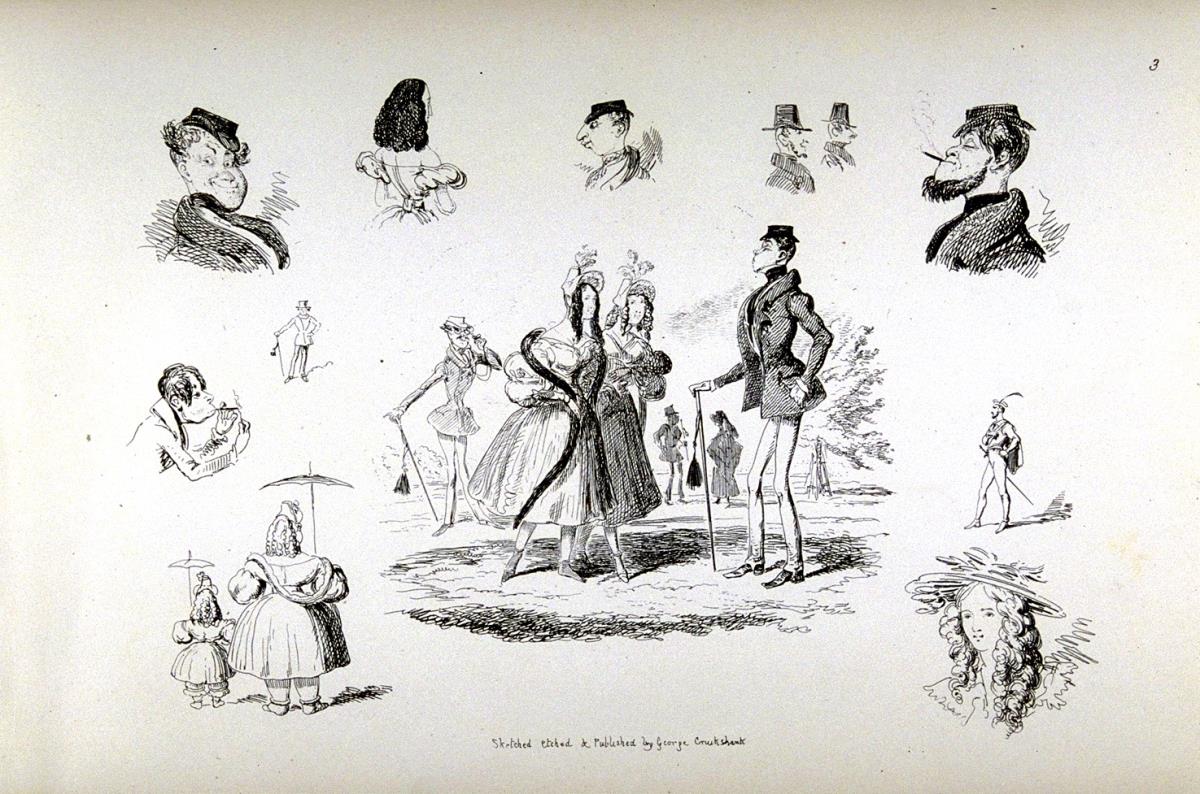 Hüte, Kleider und Frisuren des Biedermeier