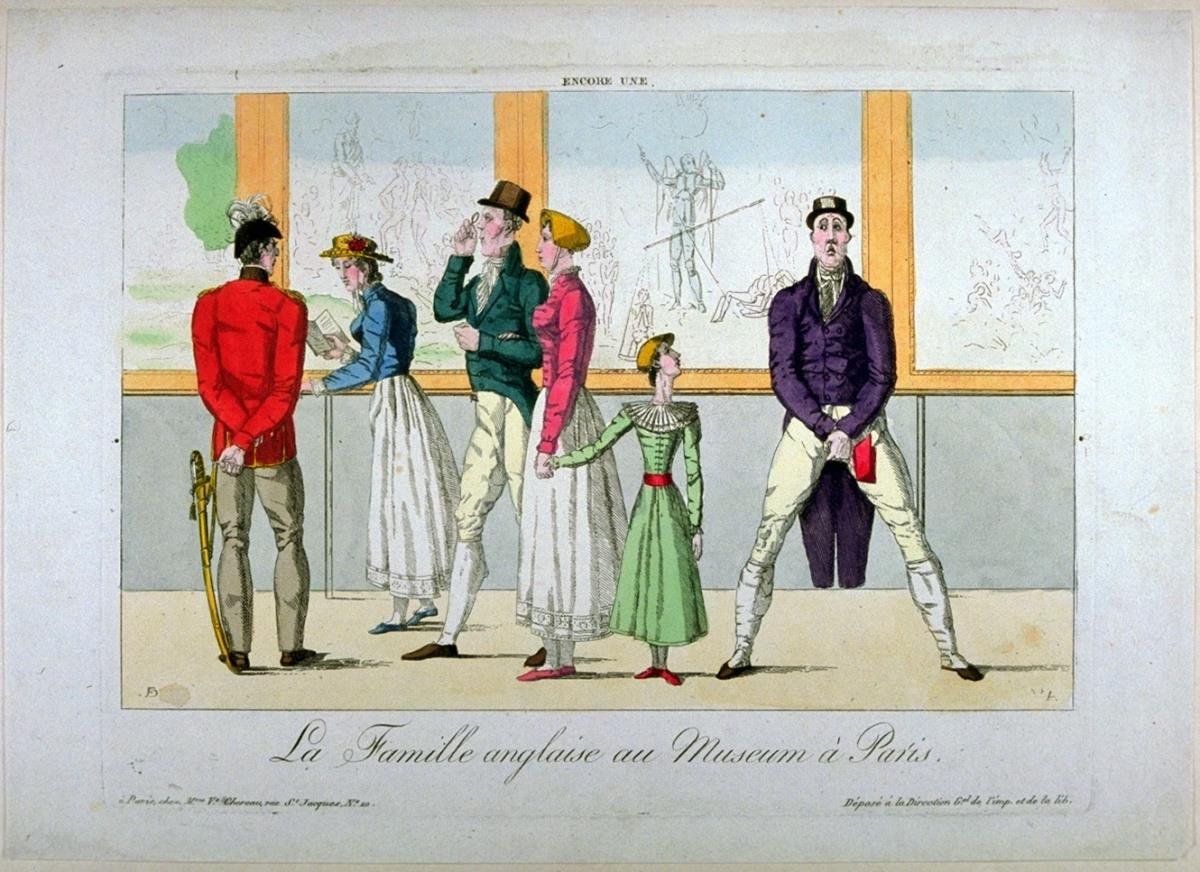 La Famille anglaise au Museum à Paris