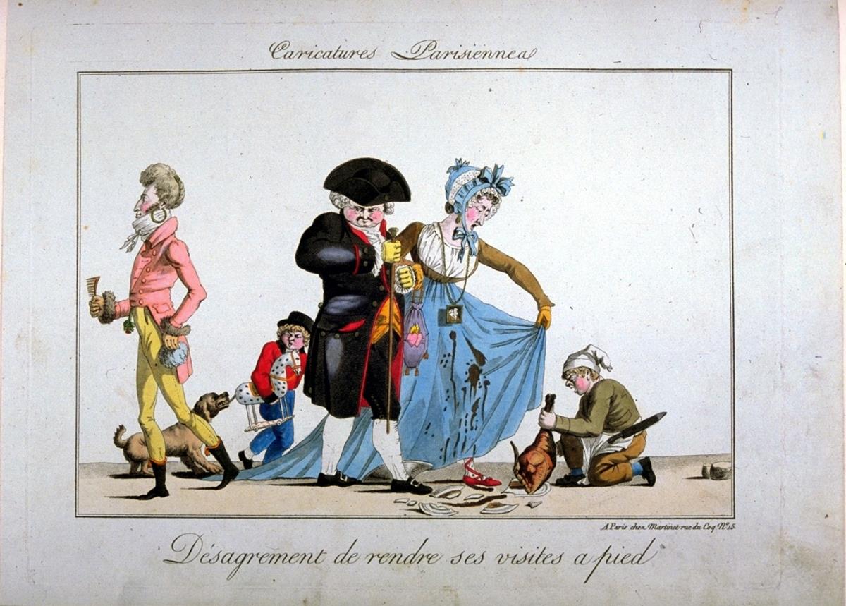 Désagrement de rendre ses visites a pied