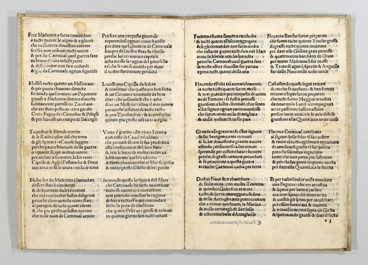 Francesco di Jacopo: La guerra et Contasto di Carnasciale. Vocato el conte cartolaio: Florenz o. J.