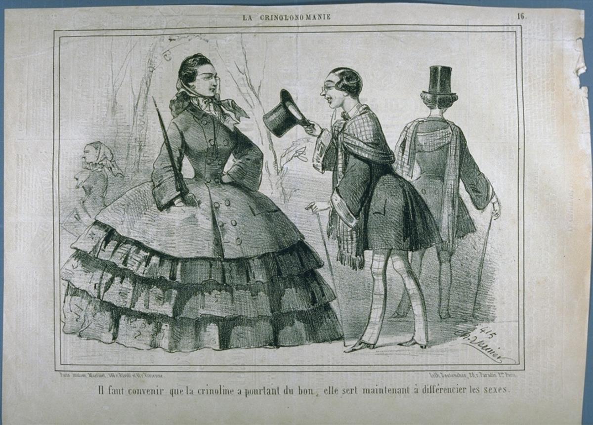Il faut convenir que la crinoline a pourtant du bon