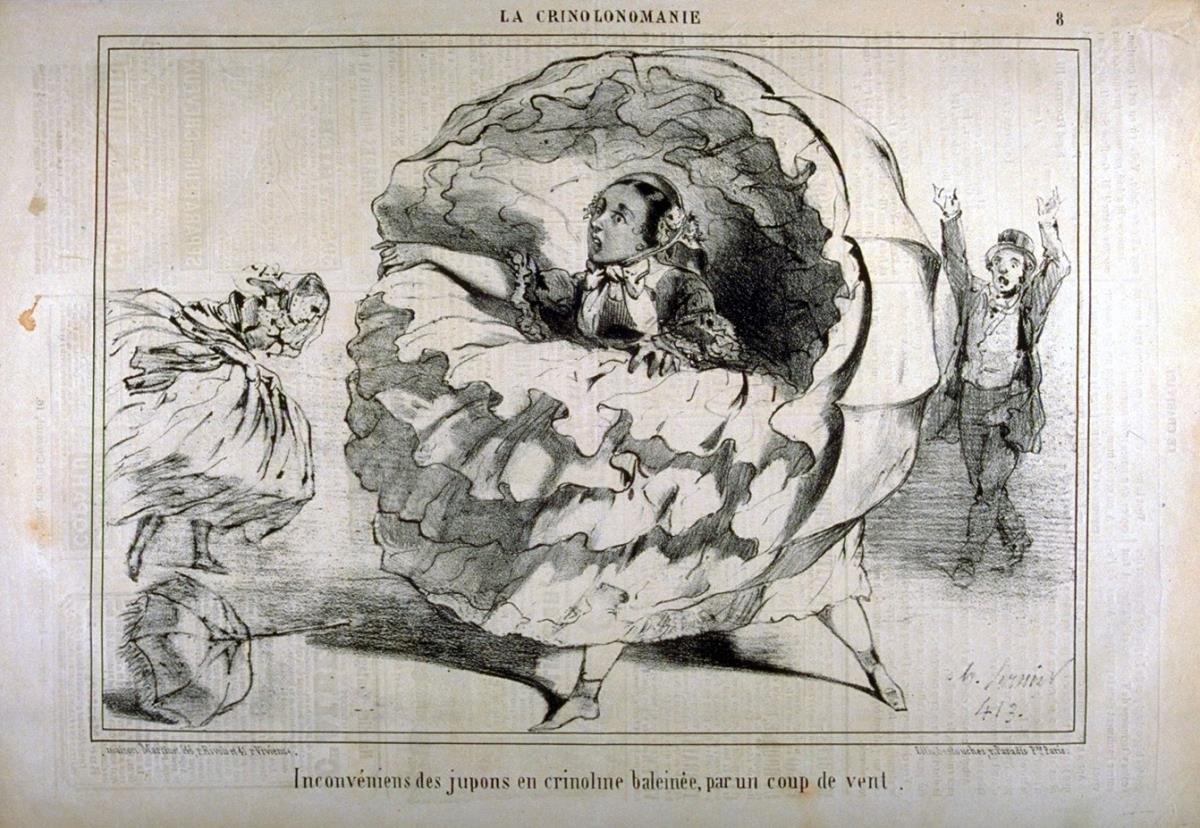 Inconvéniens des jupons en crinoline baleinée