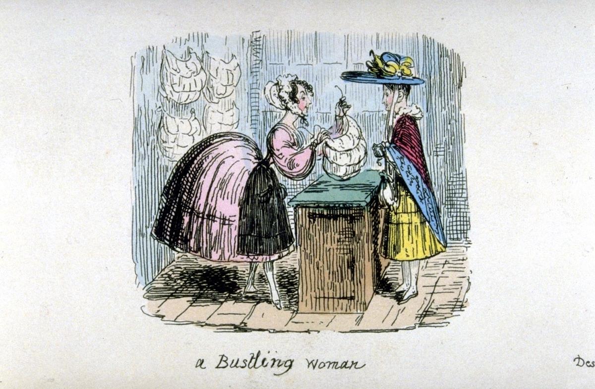 A Bustling woman