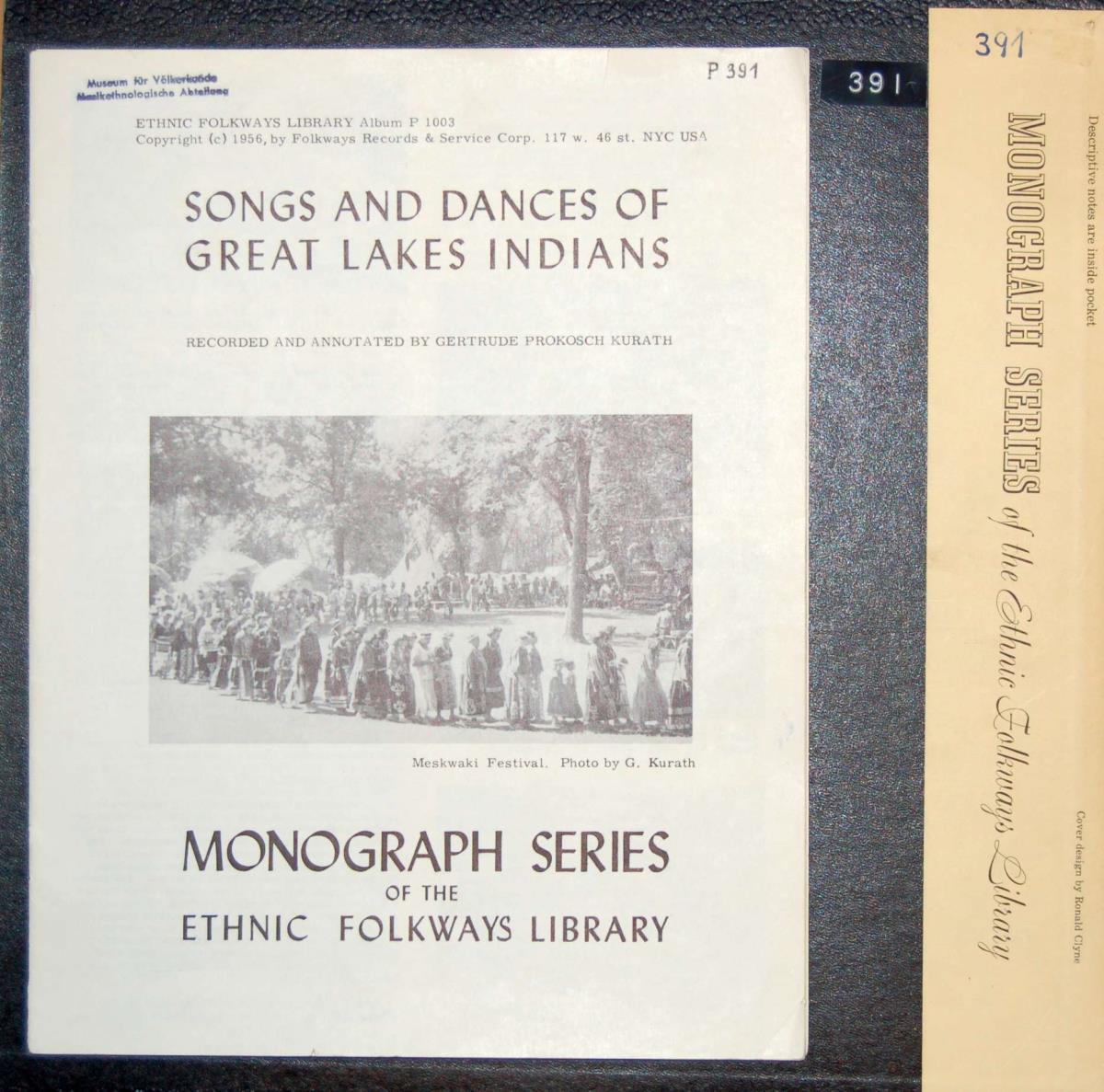 Songs and Dances of Great Lakes Indians