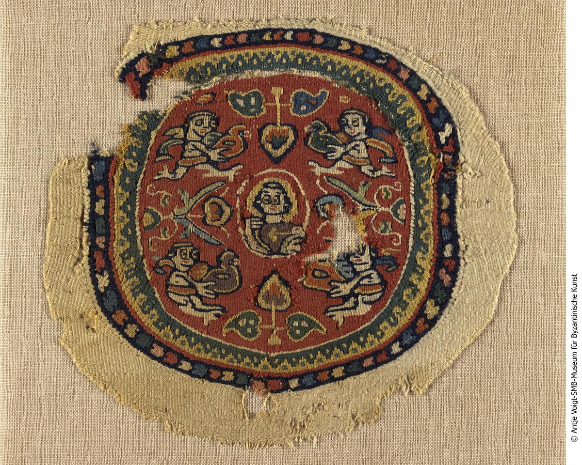 Gewebefragment mit rundem Einsatz