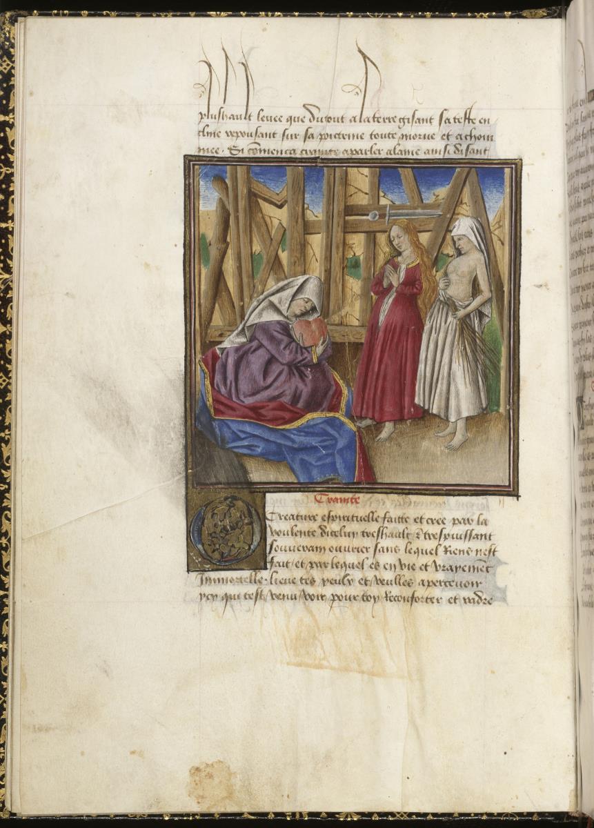 René d'Anjou, Le mortifiemant de vaine plaisance, Bl. 6 verso