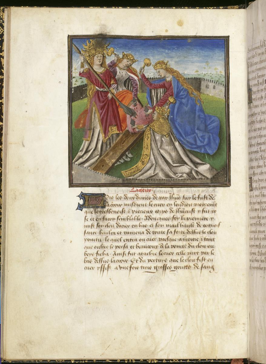 René d'Anjou, Le mortifiemant de vaine plaisance, Bl. 35 verso