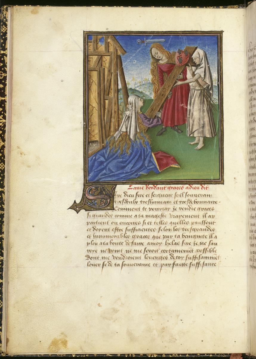 René d'Anjou, Le mortifiemant de vaine plaisance, Bl. 38 verso