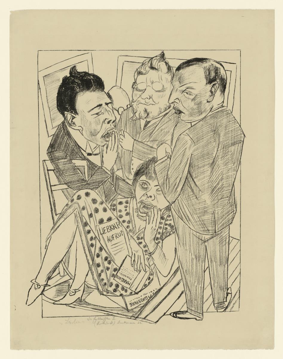 Die Enttäuschten II (Blatt 6 aus "Berliner Reise 1922")